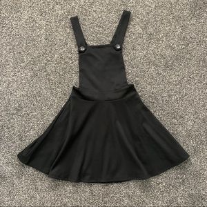 Black Overall Jumper Dress